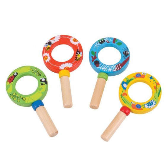 Wooden  Mini Magnifiers