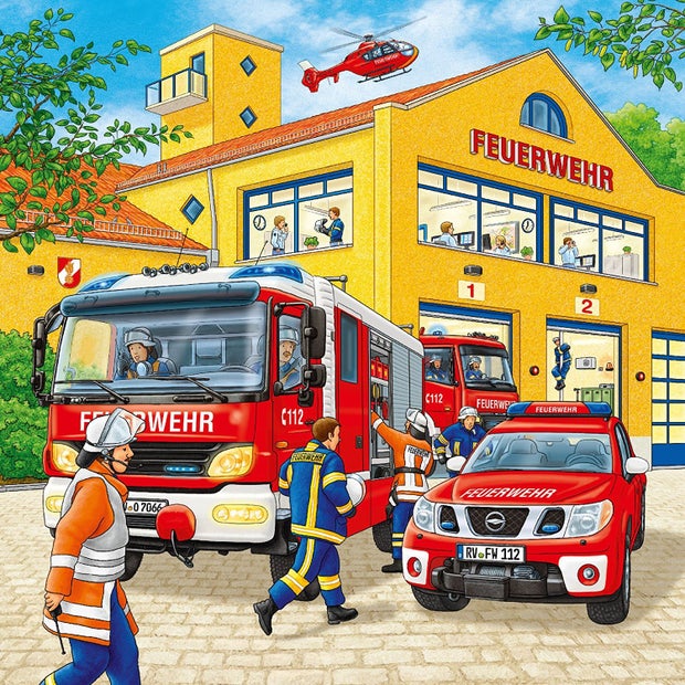 Ravensburger Puzzle Fire Brigade Run (3X49pc)