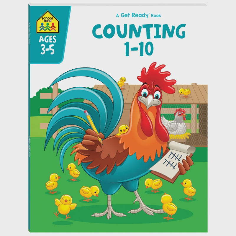School Zone Get Ready: Counting 1-10 (PB)