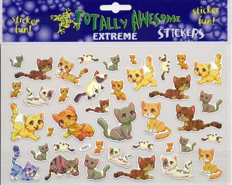 TAS Extreme Sheet Kitten Stickers
