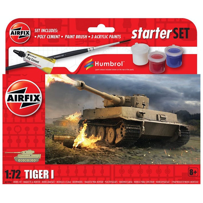 Airfix | Sml Starter Set - Tiger Tank I