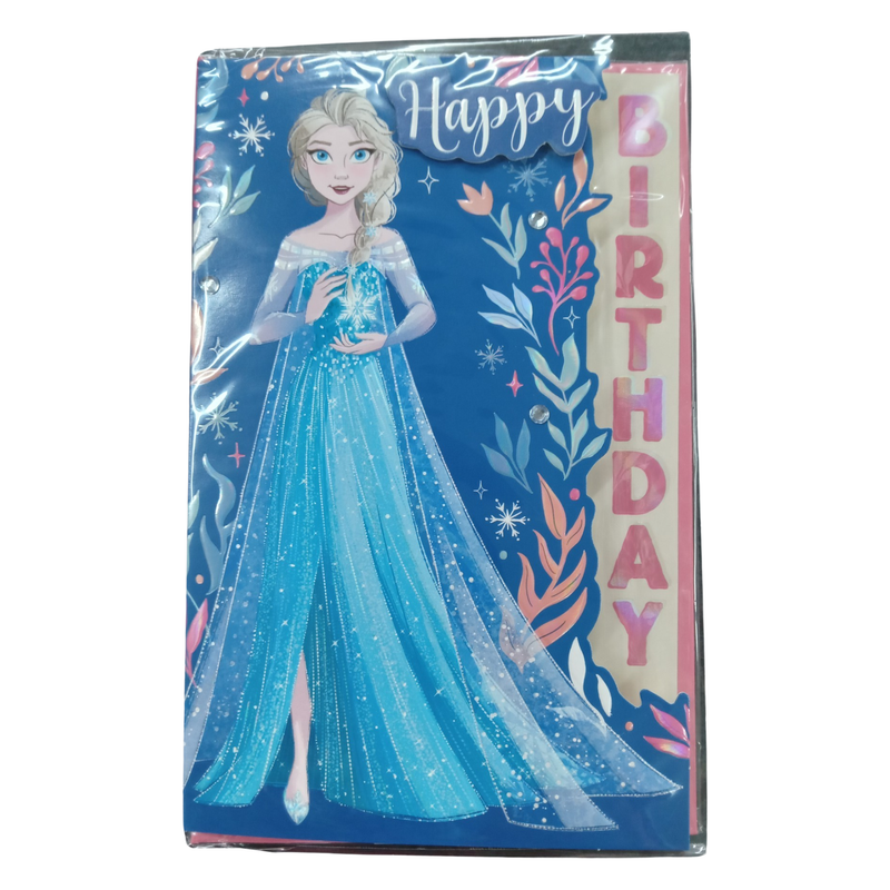 Premium Birthday Card Frozen - Elsa