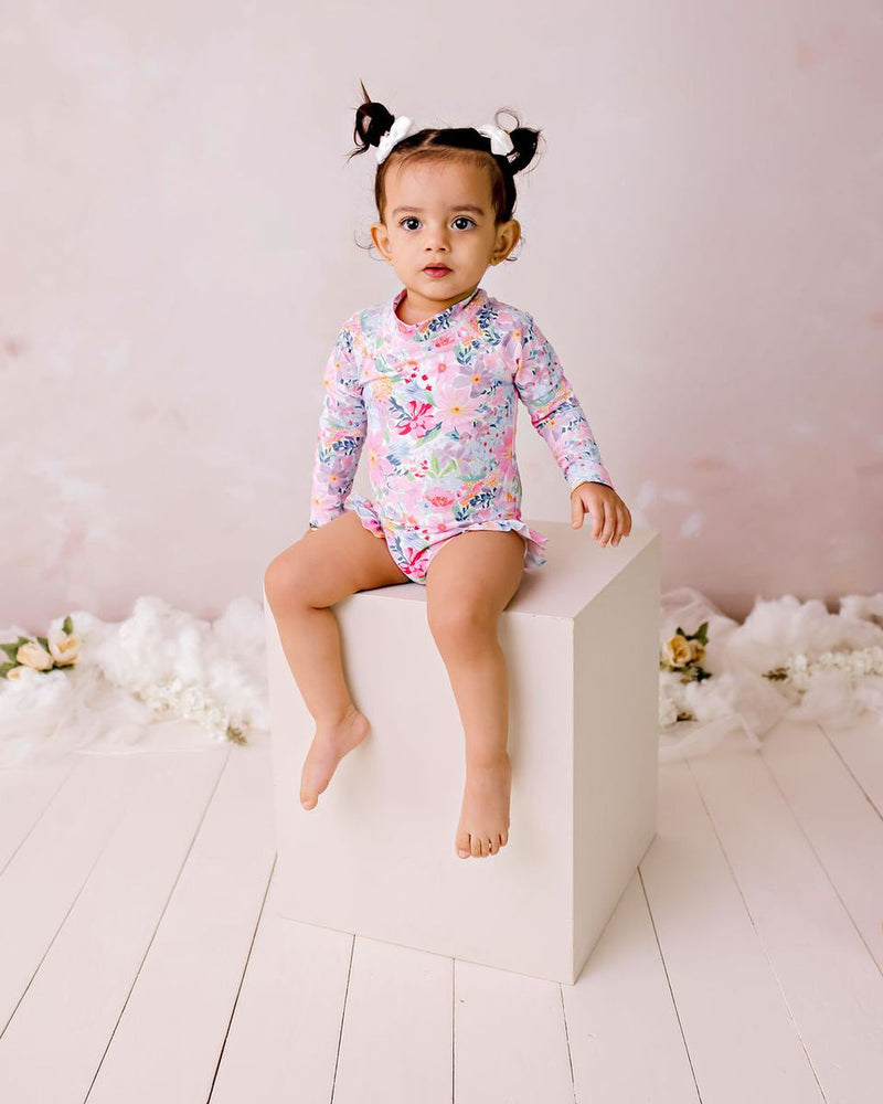 Confetti Kids | Swim Zippy L/S - Summer Blooms