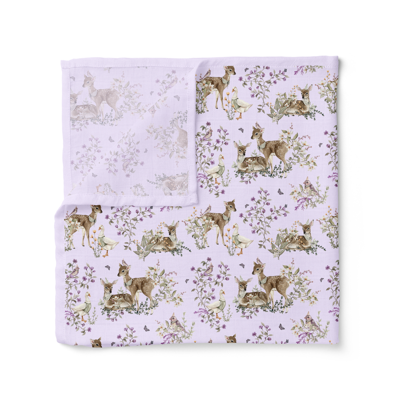 Enchanted Gardens - Organic Muslin Swaddle