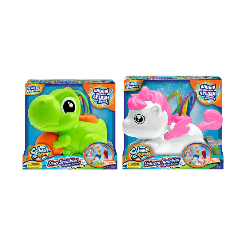 SPLASH FUN DINO OR UNICORN SPRINKLER ASST