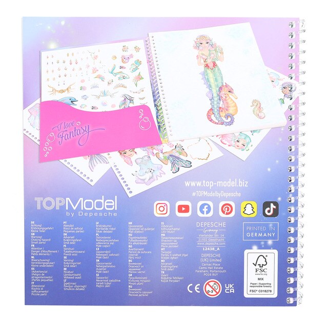 Top Model | Dress Me Up Mermaid Sticker Book