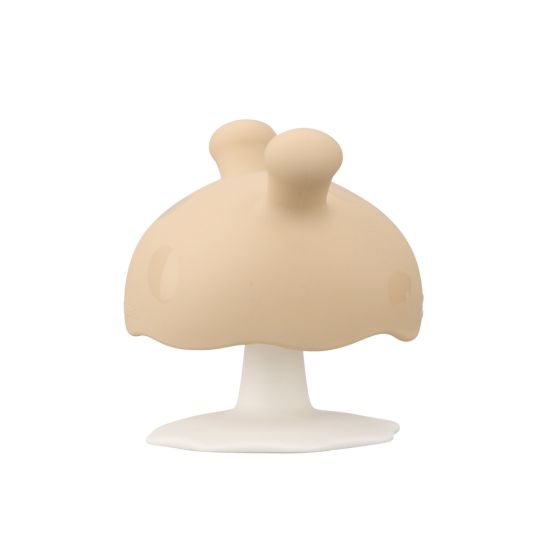 Mombella | Mushroom Teether - Beige