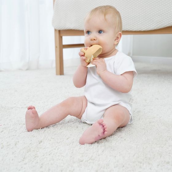 Mombella | Mushroom Teether - Beige