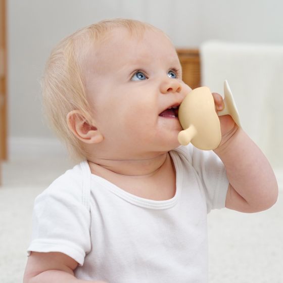 Mombella | Mushroom Teether - Beige