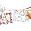 TOPModel Kitty Colouring Book Figural KITTY and DOGGY