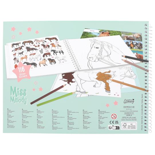 Top Model | Miss Melody Horse Colouring Book