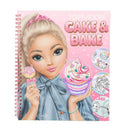 TOPModel - Cake & Bake Colouring Book With Sequins