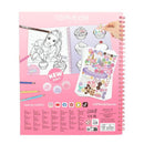 TOPModel - Cake & Bake Colouring Book With Sequins