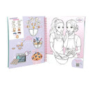 TOPModel - Cake & Bake Colouring Book With Sequins
