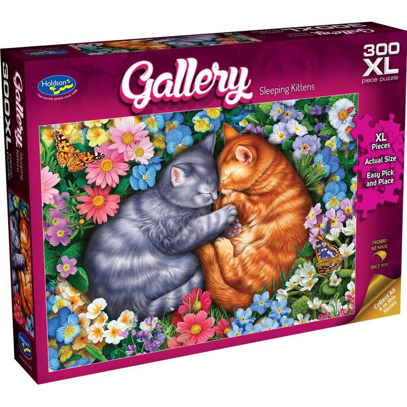 Holdson Puzzle - Gallery Series 10, 300pc XL (Sleeping Kittens)