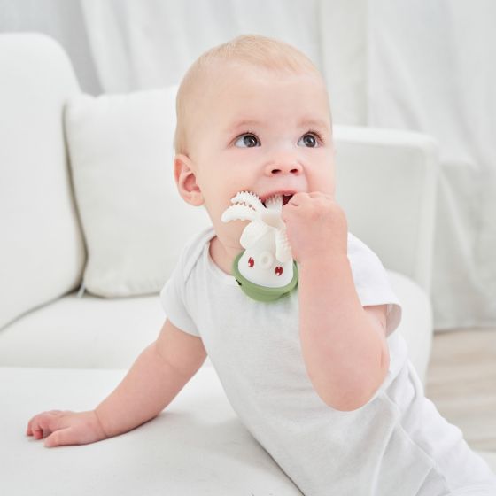 Mombella Octopus Teething Toy- Green