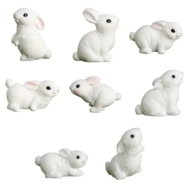 White Rabbit Figurine  Asst $1.99 each