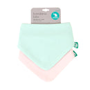 All4Ella Reversible 2pk Bandana Bibs - Scallop