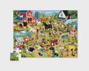 Crocodile Creek: Day at the Museum Farm Puzzle - 60pc