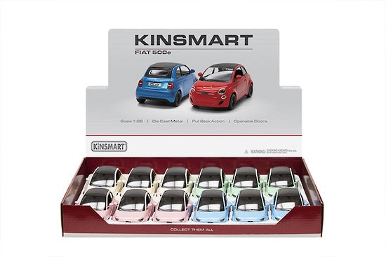 Fiat 500e Pastel Car  - Pink