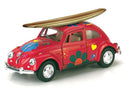1967 Volkswagen Beetle with Surfboard