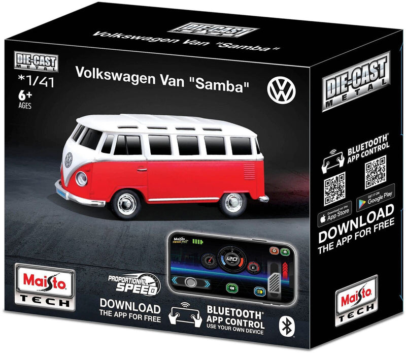 Maisto Tech Die-Cast Metal RC Car 1/41 Scale - Volkswagen