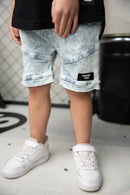 Cracked Soda | Mason CS Denim Pocket Shorts - Blue Denim