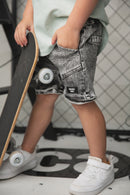 Cracked Soda |  Mason Denim Grey Shorts