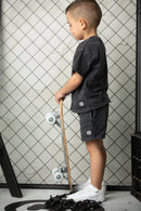 Cracked Soda | Mateo Short Washed Grey