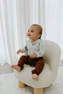 Confetti Kidz | Chocolate Ribbed Leggings
