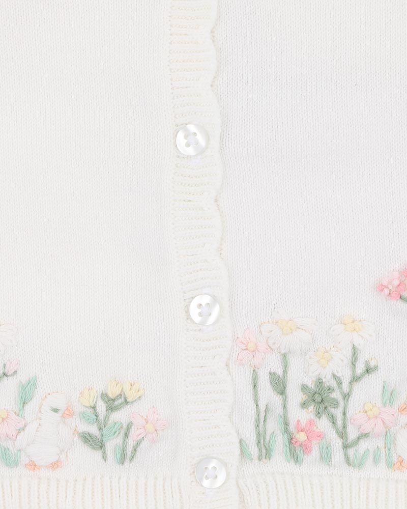 Bébé | Bonnie Hand Embroided Knitted Cardigan