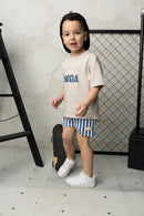 Cracked Soda | Max Scoop Tee pebble 3-8yrs