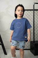 Cracked Soda | Jacob Scooped Tee - Blue