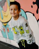 BAND OF BOYS | Light Blue Rawr LS Tee