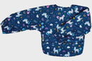 Silly Billyz | Wipe Clean Nylon Small Long Sleeve Bib - Unicorn