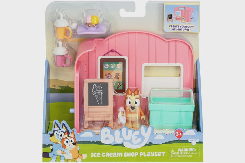 Bluey Mini Playset -  Ice cream Shop Playset