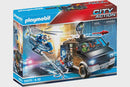 Playmobil: City Action - Helicopter Pursuit with Runaway Van (70575)