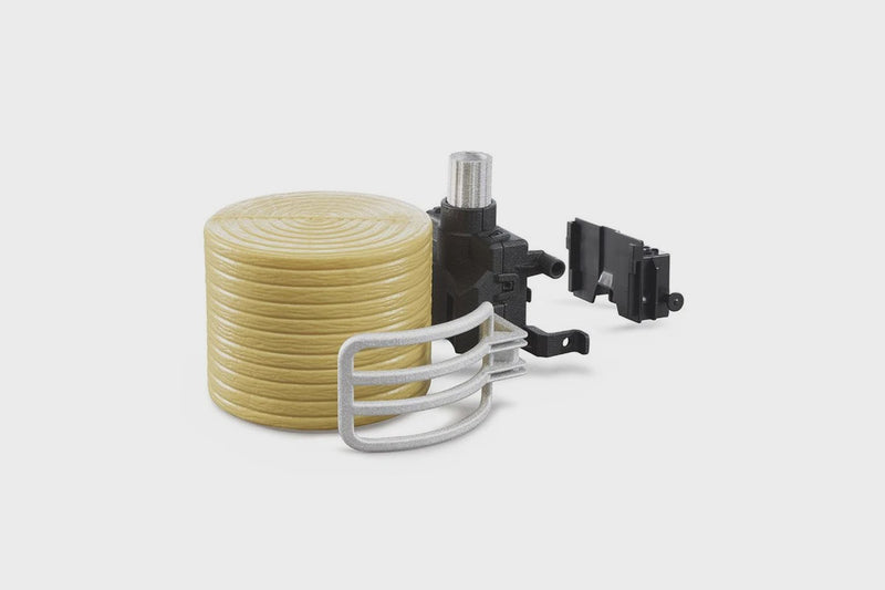 Bruder | haffer Compact loader + bale gripper & 1 round bale