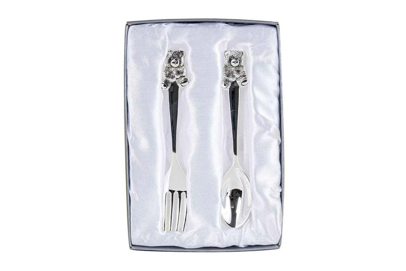 Silver Plate Spoon And Fork Cutlery Set