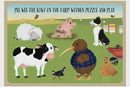 Pee Wee the Kiwi on the farm Wooden Puzzle and Play