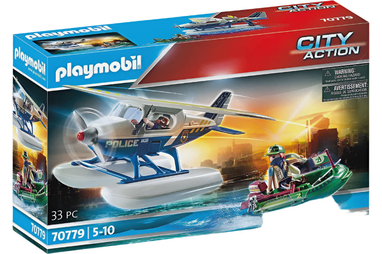 Playmobil: Police Seaplane Smuggler Pursuit - (70779)
