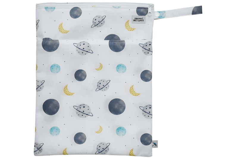 Snazzi | Double Pocket Wet Bag - Planets