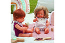 Miniland Baby Doll Caucasian Dark Blonde Girl 38cm RRP $89.99