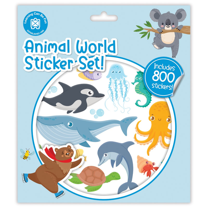 LCBF Animal World Sticker Set