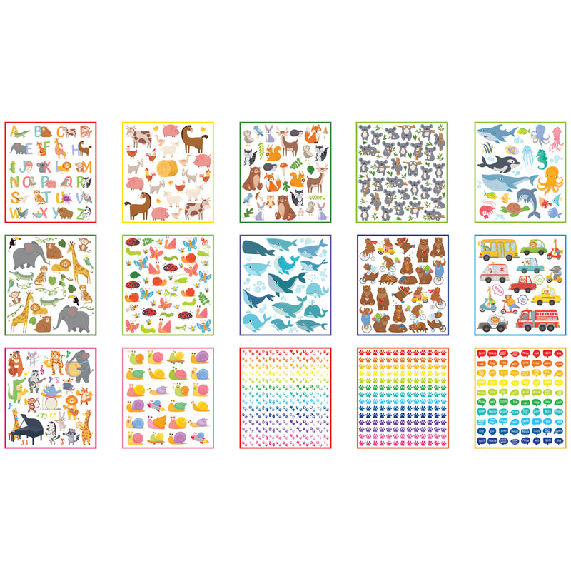 LCBF Animal World Sticker Set