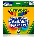 Crayola Ultra Clean Washable Markers (10pc)