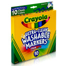 Crayola Ultra Clean Washable Markers (10pc)