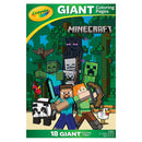 Crayola Giant Colouring Pages Foldalope Minecraft