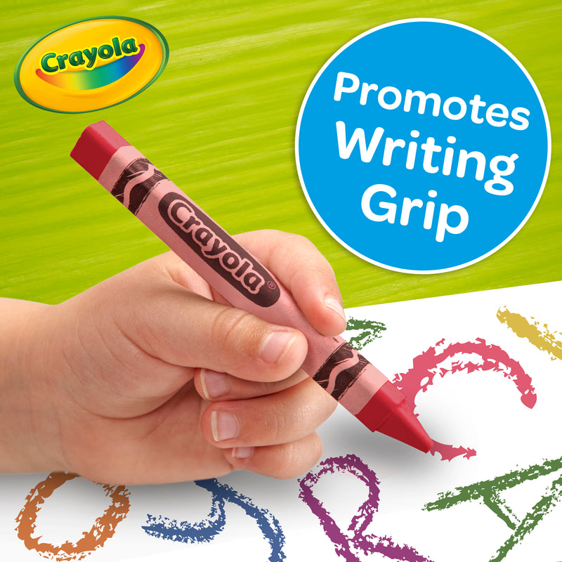 Crayola Young Kids Washable Tripod Grip Crayons 8Pk