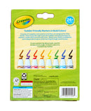 Crayola Young Kids UltraClean Washable Broadline Markers 8Pk